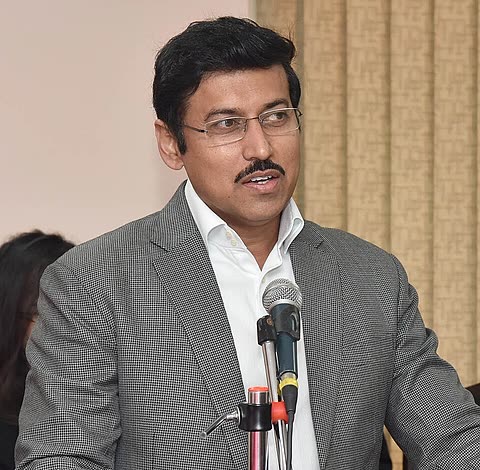 Photograph of Col. Rajyavardhan Rathore