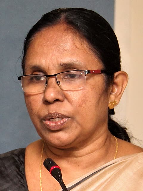 Photograph of K K Shailaja Teacher