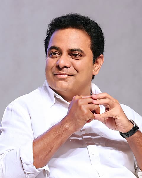 Photograph of Kalvakuntla Taraka Rama Rao