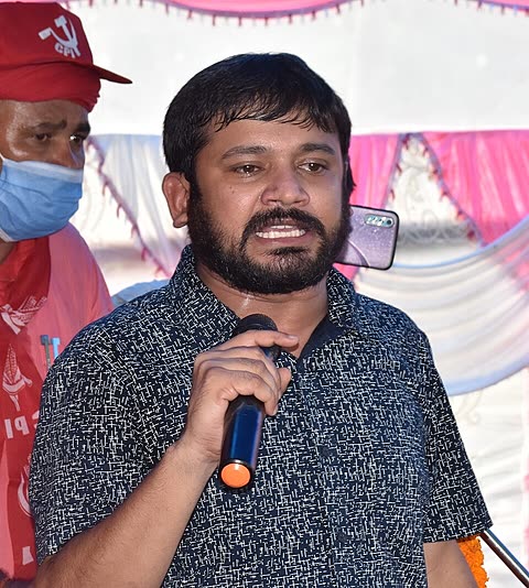 Photograph of Kanhaiya Kumar