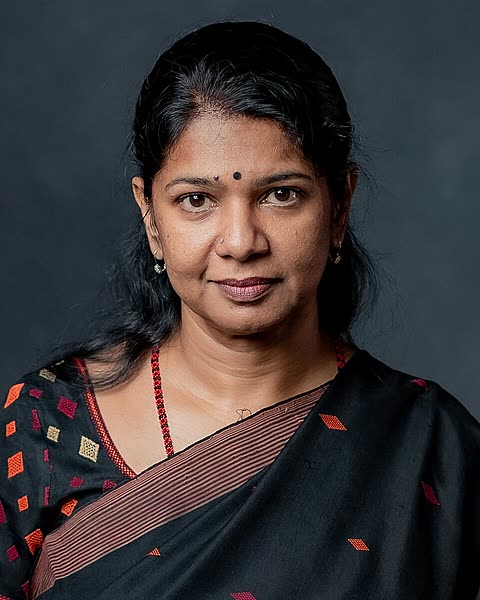 Photograph of Kanimozhi Karunanidhi