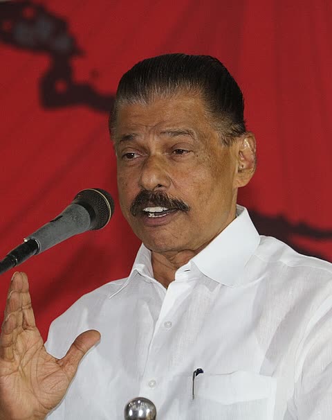 Photograph of M V Govindan Master