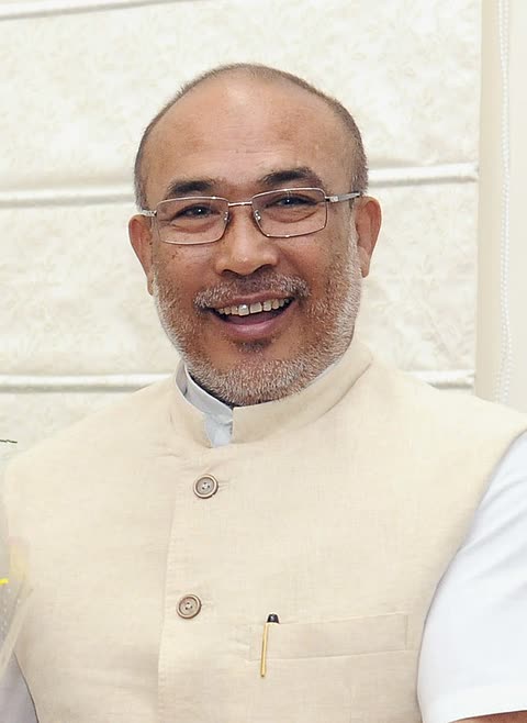 Photograph of Nongthombam Biren Singh