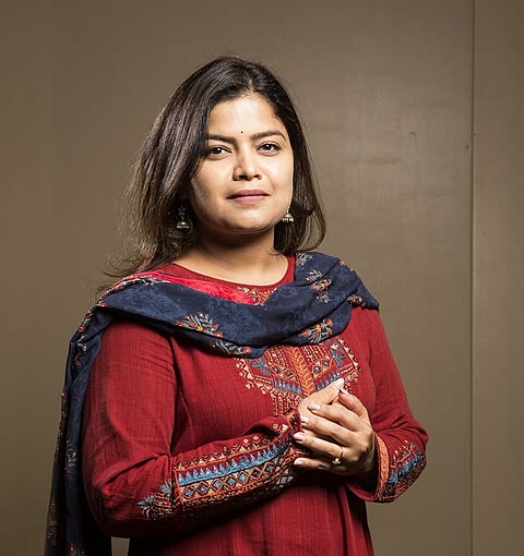 Photograph of Poonam Mahajan Alias Poonam Vajendla Rao