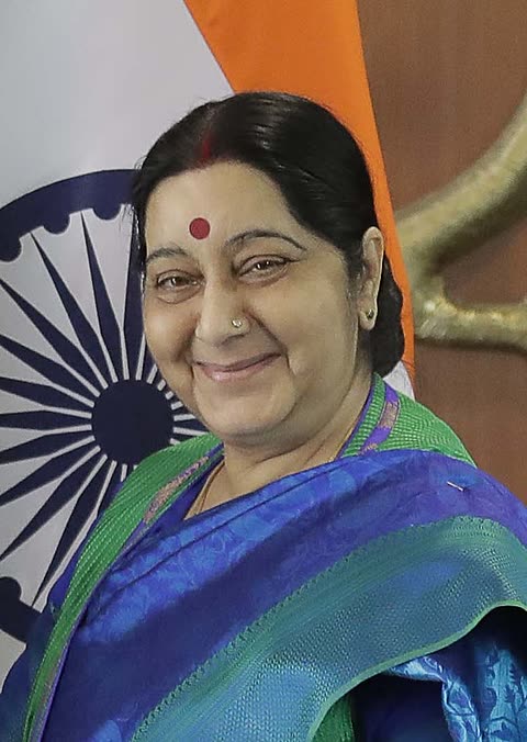 Photograph of Sushma Swaraj
