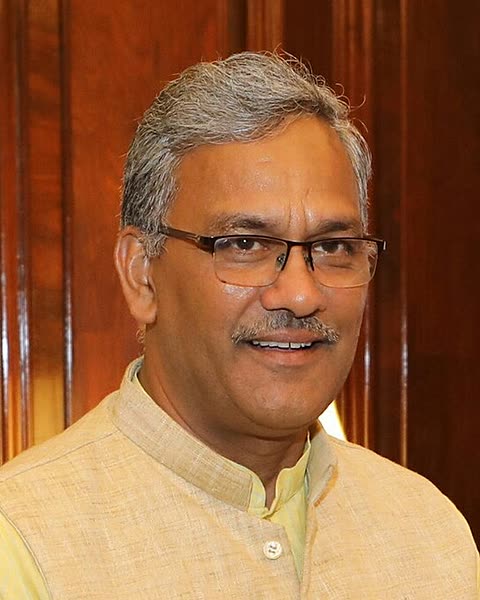 Photograph of Trivendra Singh Rawat