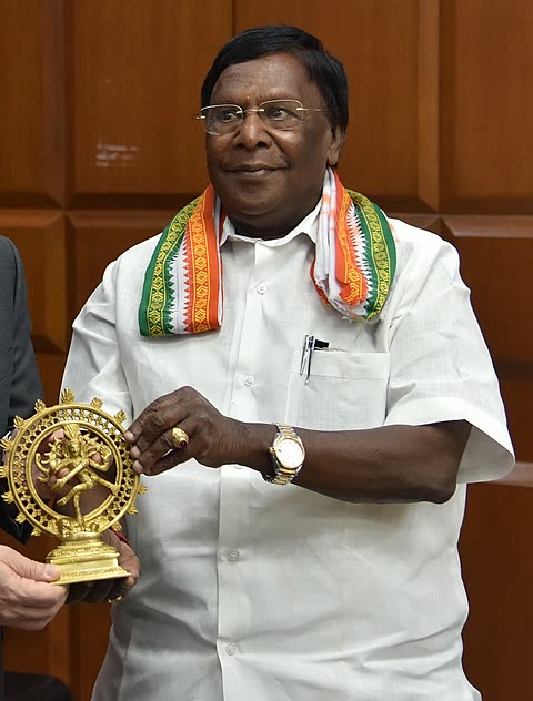 Photograph of V. Narayanasamy
