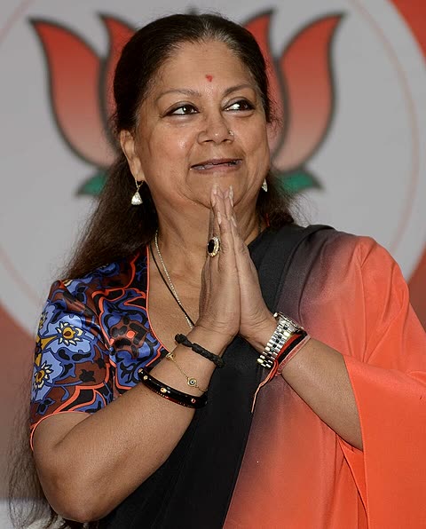 Photograph of Vasundhra Raje